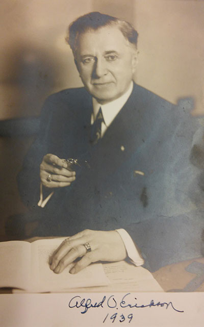 Judge Alfred O. Erickson - Chicago Municipal Judge